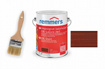 REMMERS IMPREGNAT LAZURA HK-LAZURA 3W1 2,5L TEAK + GRATIS