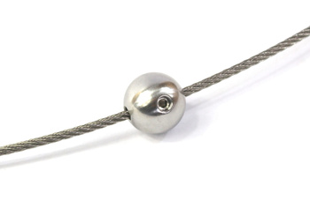 STOPER LINY 4 MM KULKA NIERDZEWNA