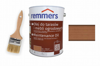 REMMERS OLEJ DO TARASÓW I MEBLI OGRODOWYCH ,POMOSTÓW 5L BANGKIRAI + GRATIS