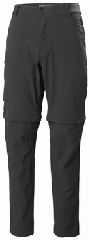 SPODNIE MĘSKIE HELLY HANSEN TREKKINGOWE BRONO SOFTSHELL ZIP OFF TREKKINGOWE (63152) EBONY