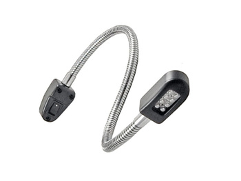 LAMPA ELASTYCZNA LED DO CZYTANIA MAP - OŚWIETLENIE STOLIKA NAWIGACYJNEGO