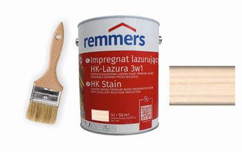 REMMERS IMPREGNAT LAZURA HK-LAZURA 3W1 5L BIAŁY + GRATIS