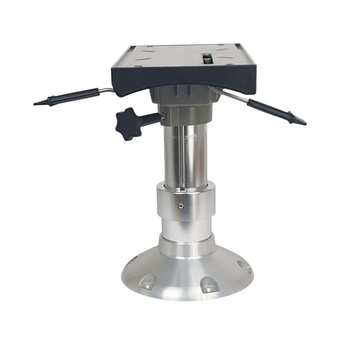 NOGA FOTELA REGULOWANA NA SIŁOWNIKU 280 - 380 MM - OBROTOWA GŁOWICA 360 ST PRZESUW PRZÓD - TYŁ