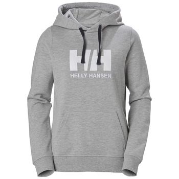 BLUZA DAMSKA HELLY HANSEN Z KAPTUREM (33978) HH LOGO HOODIE SZARA