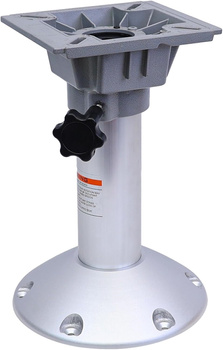 NOGA FOTELA DO ŁODZI Z OBROTEM 360 - POODSTAWA FOTELA STERNIKA 380 MM FIXED HEIGHT PEDESTAL