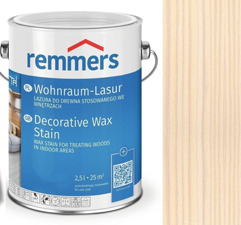 REMMERS LAZURA WOSKOWA DO WNĘTRZ 0,75L BIAŁA + GRATIS