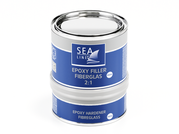 SZPACHLÓWKA EPOKSYDOWA Z WŁÓKNEM 750G SEA-LINE