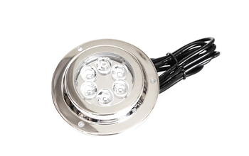 LAMPA PODWODNA LED ZE STALI NIERDZEWNEJ 6X3W BIAŁA - Wysokiej Jakości Oświetlenie dla Łodzi i Jachtów