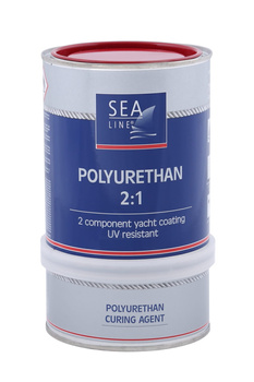 SEA-LINE FARBA JACHTOWA POLIURETANOWA CZERWONA RAL 3003 - 0,75L.